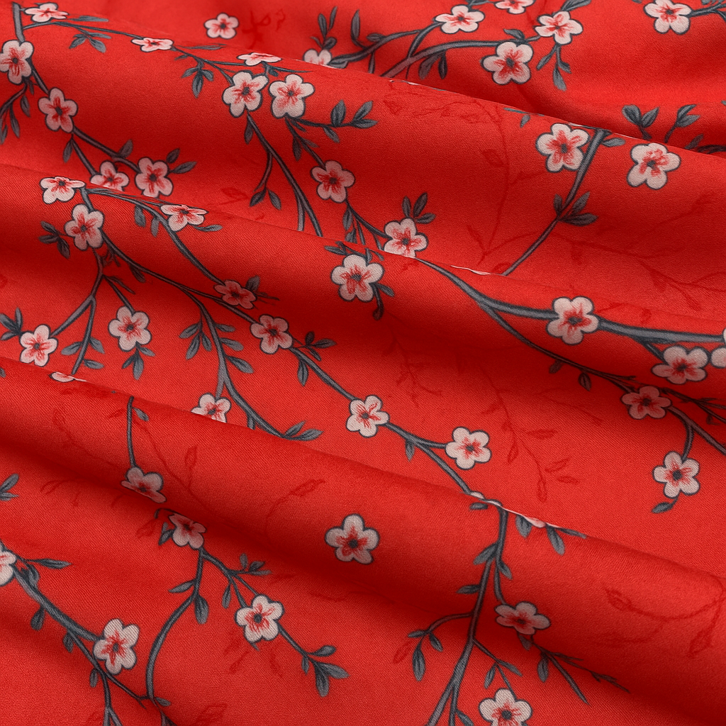 50% OFF Cotton Lawn 2 piece Suit Unstitched Suit