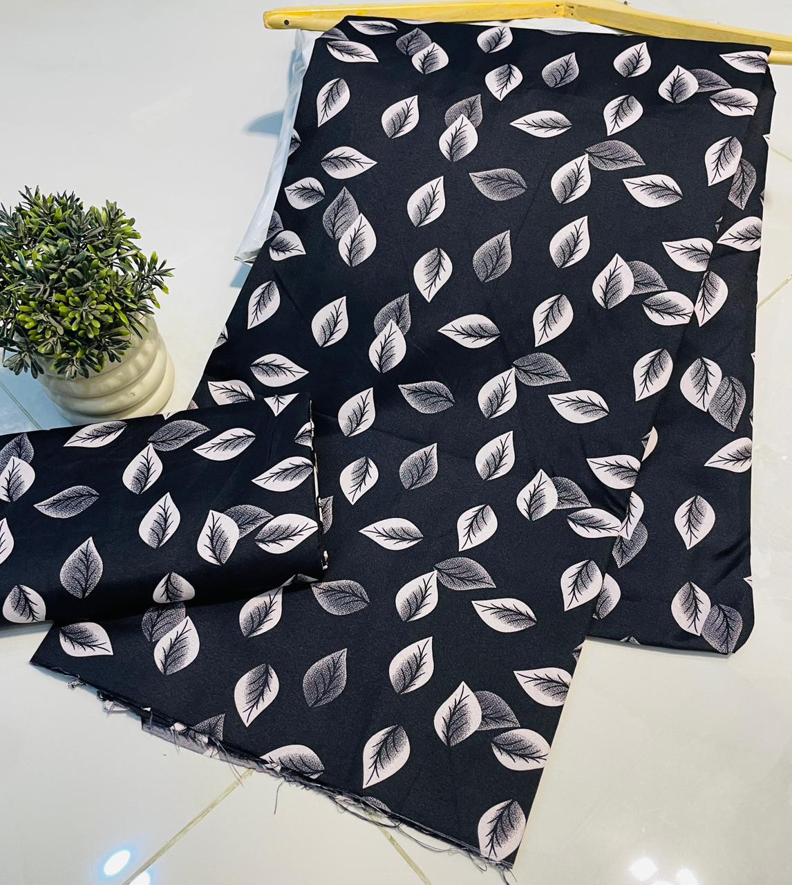 50% OFF Cotton Lawn 2 piece Suit Unstitched Suit