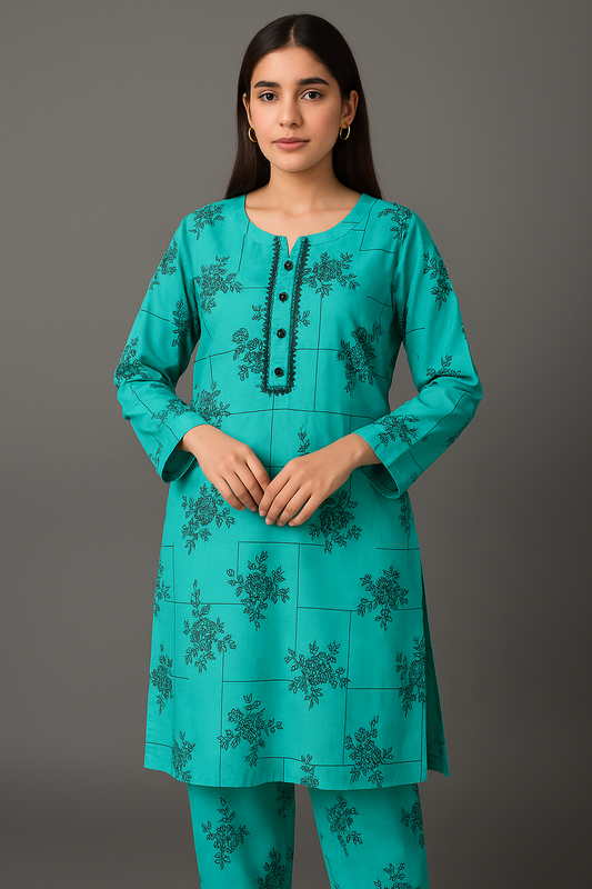2 piece Stitched suit 50% OFF Cotton Lawn