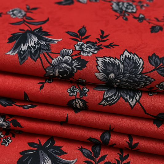 50% OFF Cotton Lawn 2 piece Suit Unstitched Suit