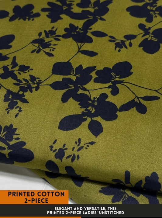 50% OFF Cotton Lawn 2 piece Suit Unstitched Suit