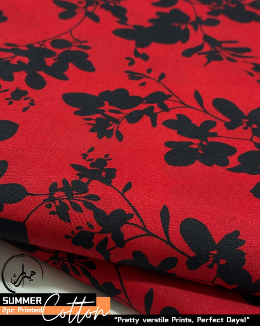 50% OFF Cotton Lawn 2 piece Suit Unstitched Suit