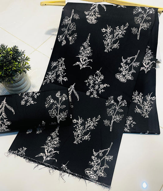 50% OFF Cotton Lawn 2 piece Suit Unstitched Suit